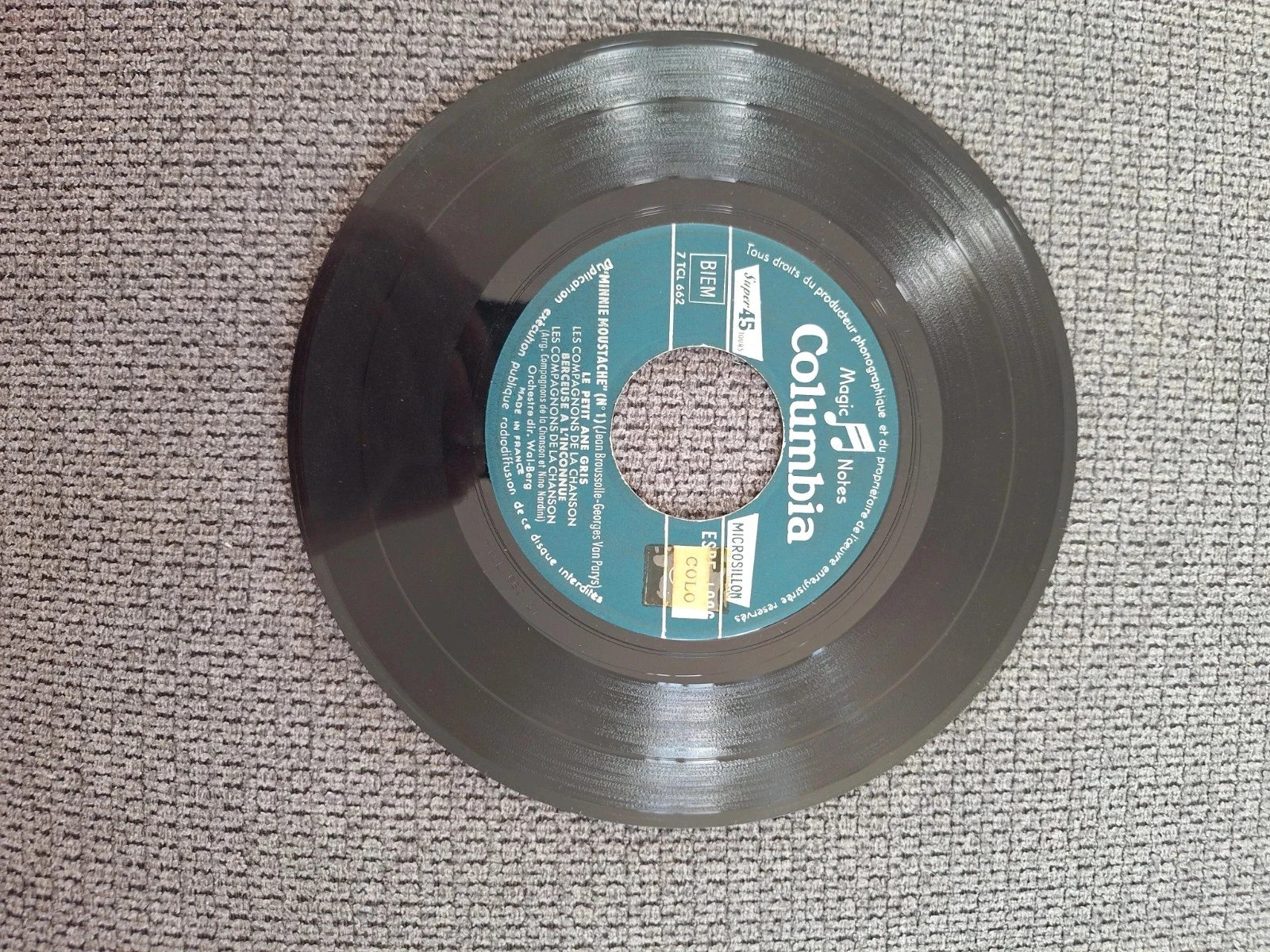 Columbia ESRF 1096 45 toeren schijf – photo 4
